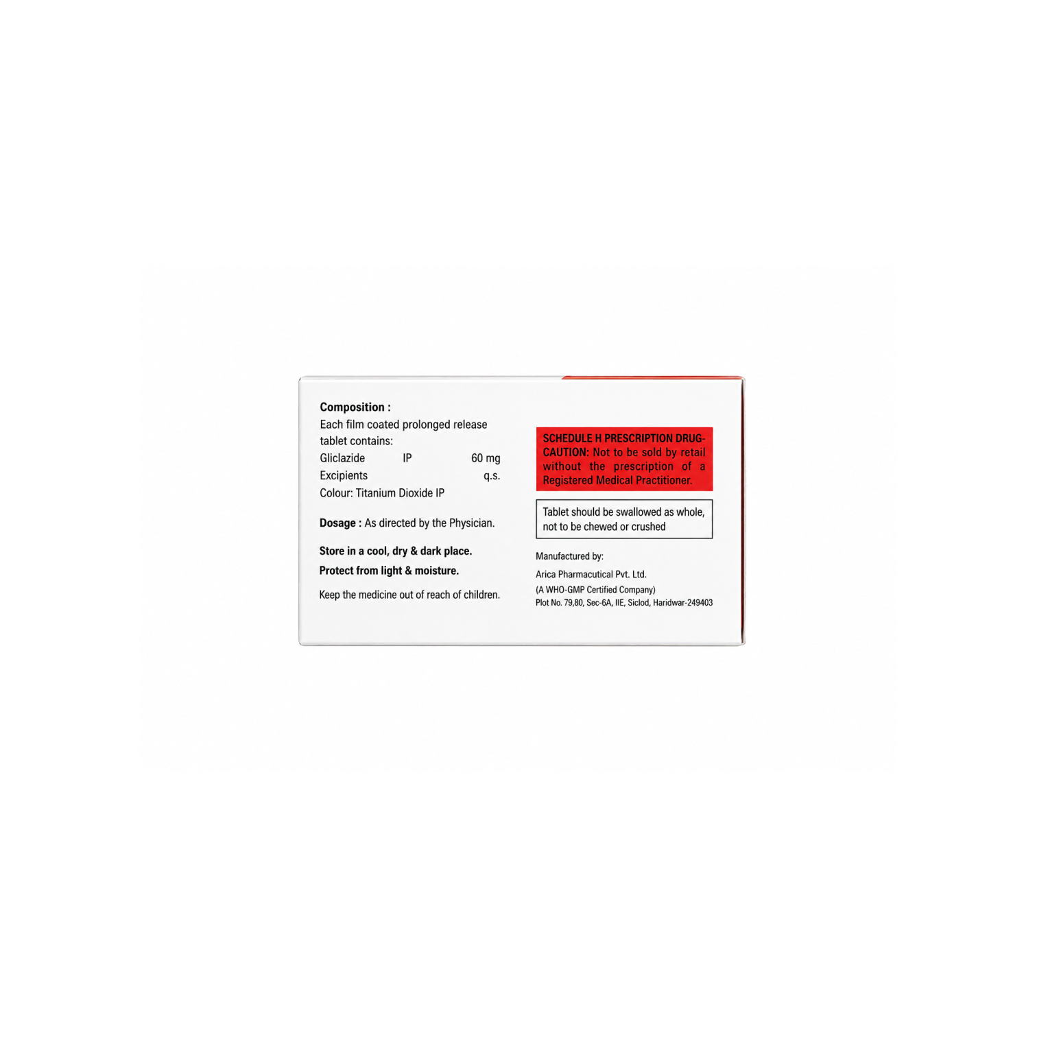 GLICARYL 60 XR — image 3